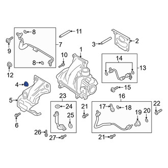 Ford OE - Turbocharger Nut