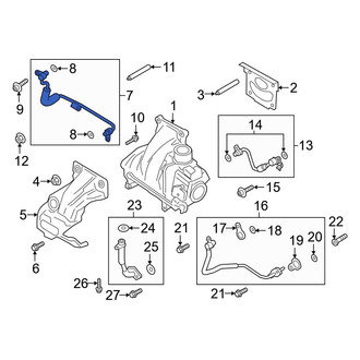 Ford OE - Turbocharger Coolant Line
