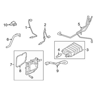 Ford OE - Emission System (Canister & Sensors), (SuperCab / SuperCrew)