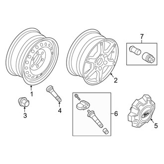 Ford OE - Wheels (16" Wheel), (XL)