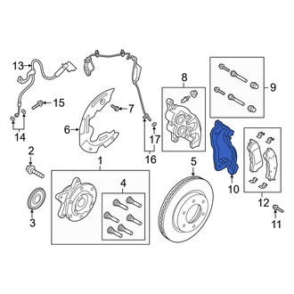 Ford OE - Front Left Disc Brake Caliper Bracket