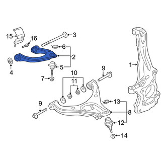 Ford OE - Front Left Upper Suspension Control Arm