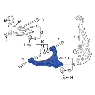Ford OE - Front Left Lower Suspension Control Arm