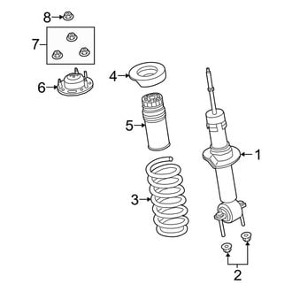 Ford OE - Front Suspension - Shocks & Components (RWD)