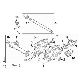 Ford OE - Drive Axle Shaft Housing Bolt