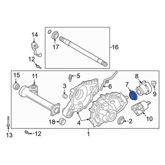 Ford OE - Front Differential Pinion Seal