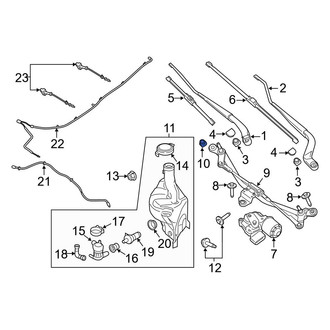 Ford OE - Window Regulator Nut