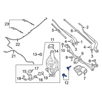 Ford OE - Automatic Transmission Oil Cooler Bolt