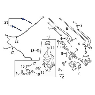 Ford OE - Front Windshield Washer Nozzle