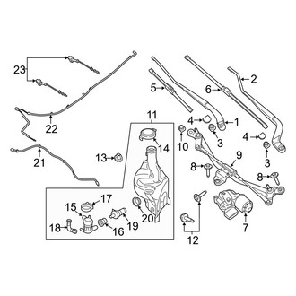 Ford OE - Windshield - Wiper & Washer Components