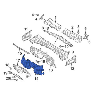 Ford OE - Front Upper Engine Compartment Insulation