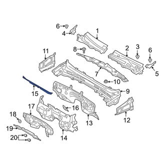 Ford OE - Front Upper Engine Compartment Insulation