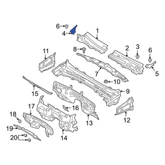 Ford OE - Front Right Cowl Side Panel