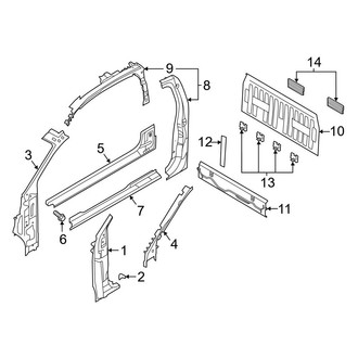 Ford OE - Cab - Hinge Pillar (SuperCab)