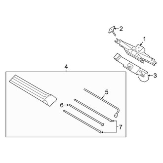 Ford OE - Cab - Jack & Components (SuperCab)
