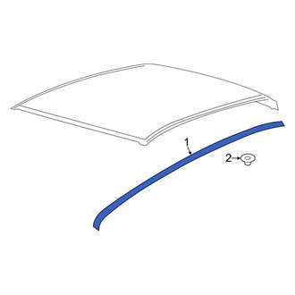 Ford OE - Right Roof Drip Molding