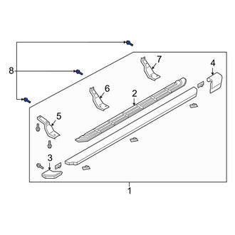 Ford OE - Running Board Bolt