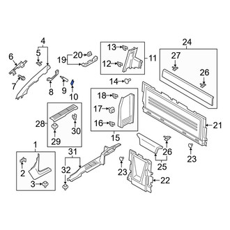 Ford OE - Interior Grab Bar Cap