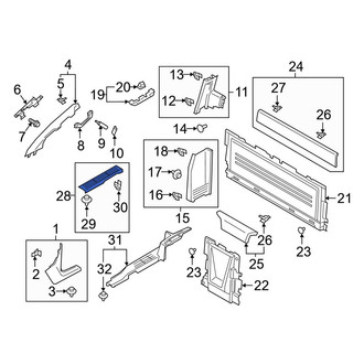 Ford OE - Front Left Door Sill Plate