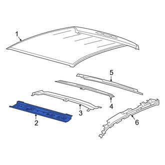 Ford OE - Front Roof Header Panel