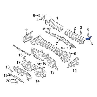 Ford OE - Front Left Cowl Side Panel