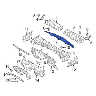 Ford OE - Front Cowl Plenum Panel