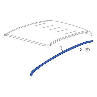 Ford OE - Right Roof Drip Molding