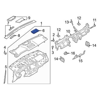 Ford OE - Center Instrument Panel Trim Panel