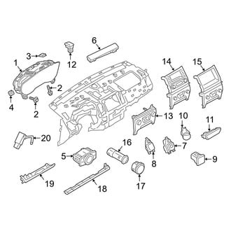 Ford OE - Instrument Panel - Cluster & Switches