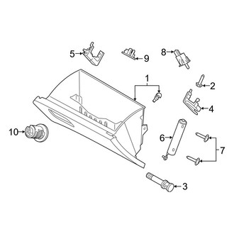 Ford OE - Instrument Panel - Glove Box
