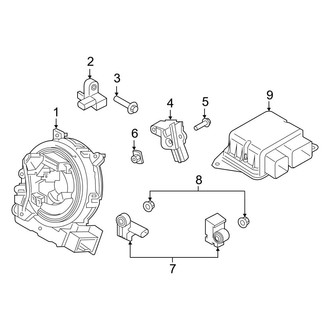 Ford OE - Restraint Systems - Air Bag Components (Modules & Sensors), (SuperCab / SuperCrew)