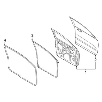Ford OE - Front Door - Door & Components (SuperCab)