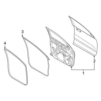 Ford OE - Front Door - Door & Components (Lariat / XL / XLT)