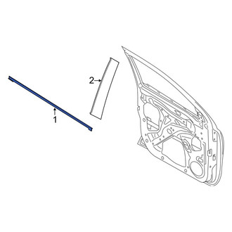 Ford OE - Front Right Door Belt Molding