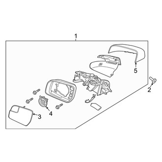 Ford OE - Front Door - Outside Mirrors (W/O Blind Spot), (XL)