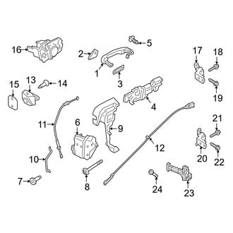 Ford OE - Front Door - Lock & Hardware