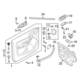 Ford OE - Door Interior Trim Panel Retainer