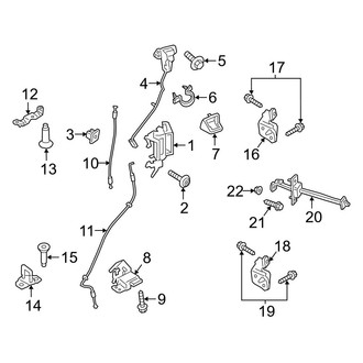 Ford OE - Rear Door - Lock & Hardware (SuperCab)