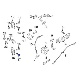 Ford OE - Lower Door Hinge Bolt