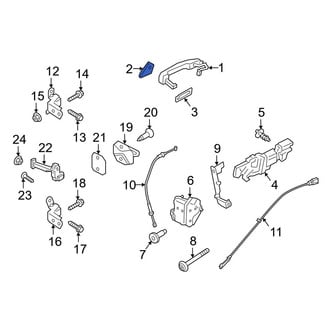 Ford OE - Rear Exterior Door Handle Cover