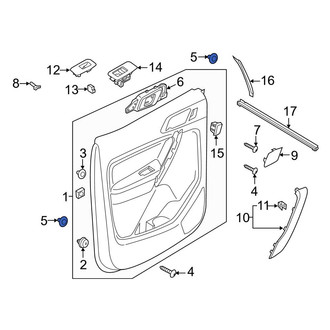 Ford OE - Door Interior Trim Panel Grommet