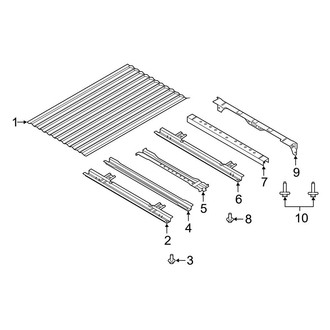 Ford OE - Pick Up Box - Floor (SuperCab)