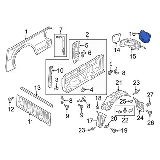 Ford OE - Fuel Filler Housing Bracket