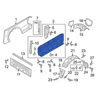 Ford OE - Rear Left Inner Truck Bed Panel