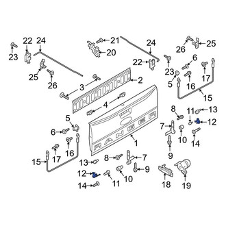 Ford OE - Rear Right Inner Tailgate Hinge