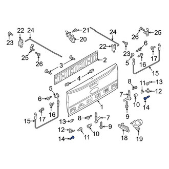 Ford OE - Upper Tailgate Hinge Bolt