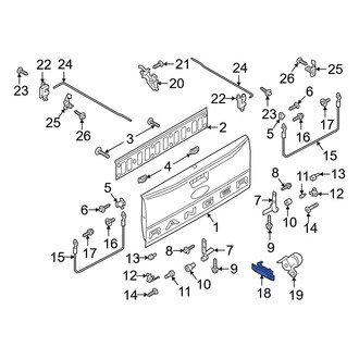 Ford OE - Rear Outer Tailgate Handle