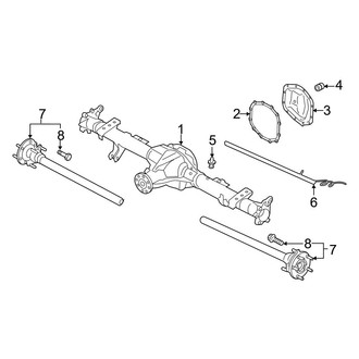 Ford OE - Rear Suspension - Axle Housing