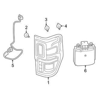 Ford OE - Rear Lamps - Tail Lamps (With Blind Spot Monitor)