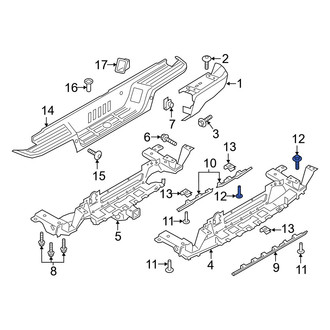 Ford OE - Bumper Cover Spacer Panel Bolt